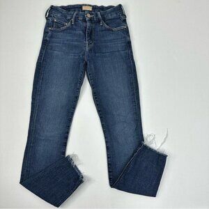 Mother Women's The Looker Ankle Fray Girl‎ Crush Designer Jeans W25/L26.5